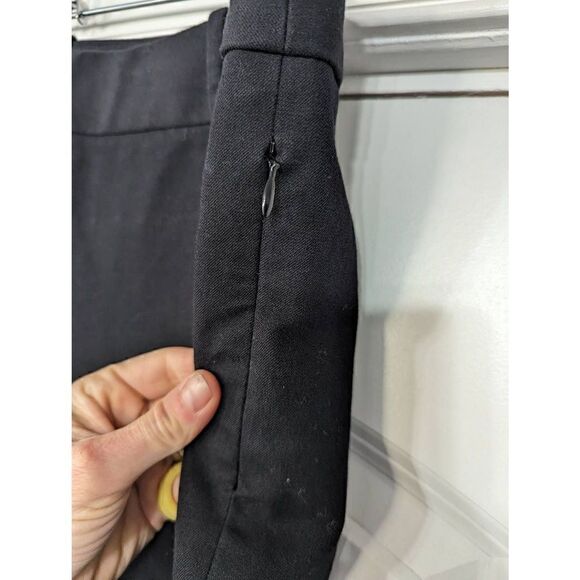 Frame Le Crop Mini Boot Pants women's size‎ 14 black office career - Picture 5 of 9